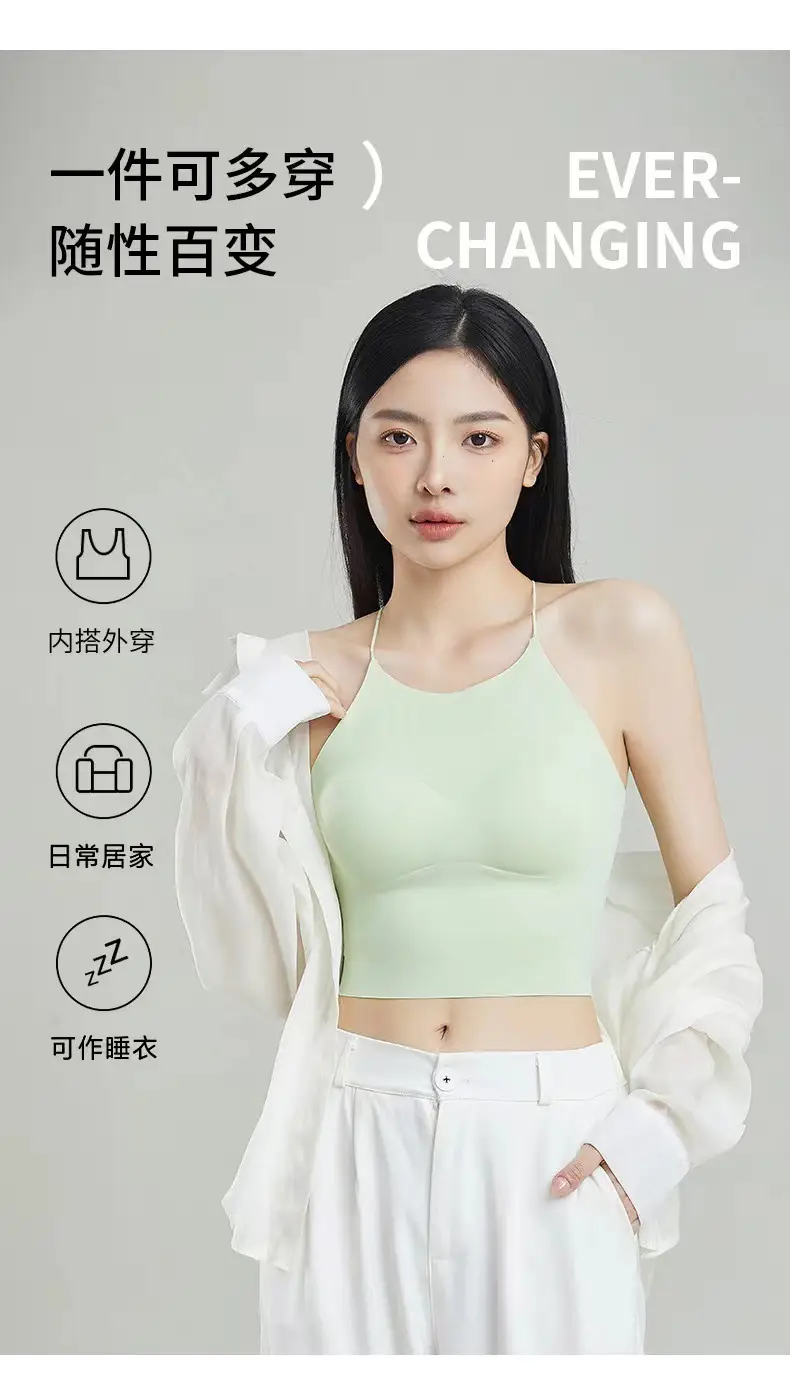 Halter Neck Bra Camisole Style Lightweight Comfortable — feature 8