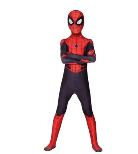 Spider-Man Clothes Skinny Boys' Children's cosplay Headgear Steel Expedition Halloween Performance Costume