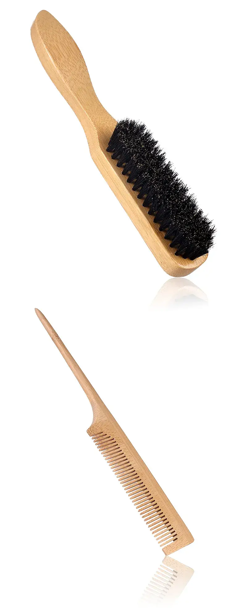Bamboo Beard Brush & Combing Set for Men — feature 9