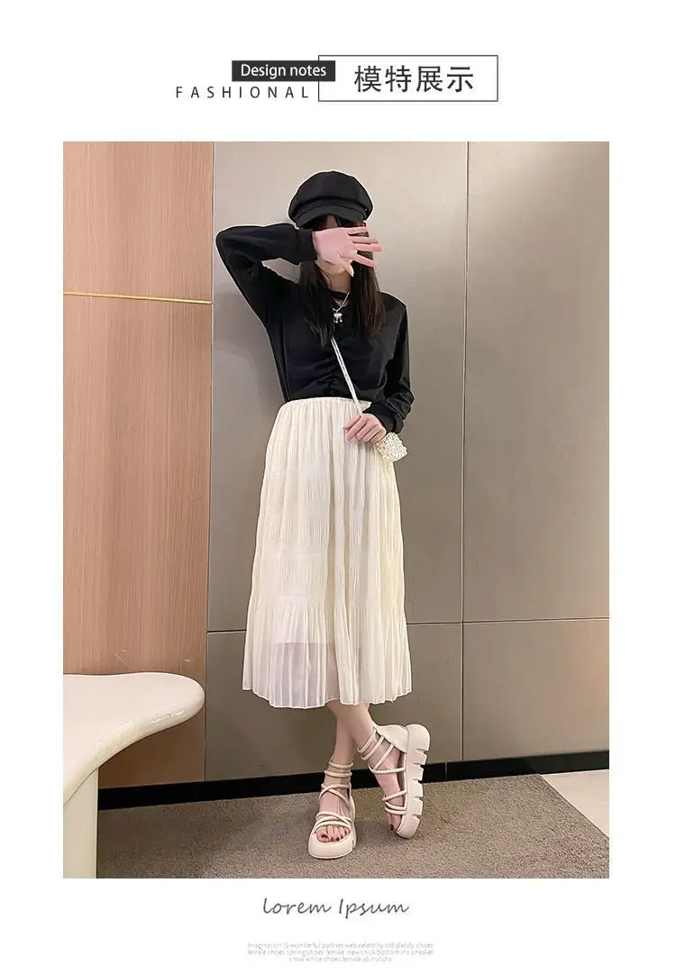 Black Cross Strap Beach Sandals Thick Platform — feature 6