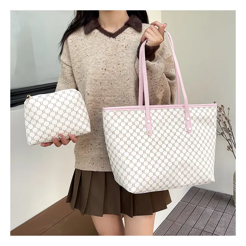 Korean Printed Plaid Shoulder Bag Large Capacity 2024 — feature 16