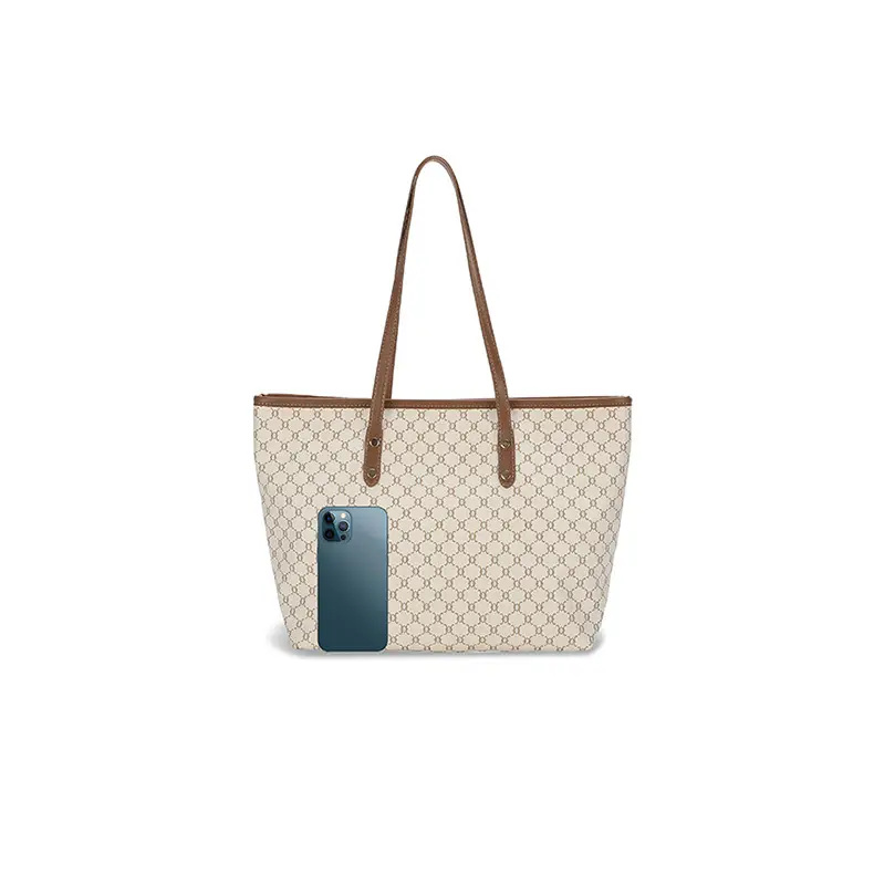 Korean Printed Plaid Shoulder Bag Large Capacity 2024 — feature 24