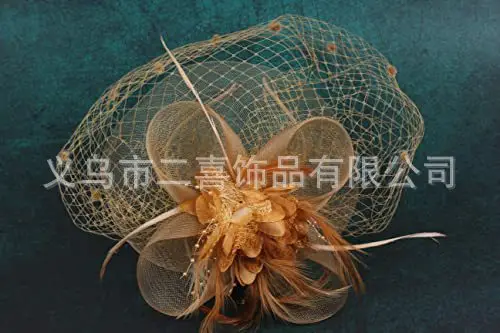 Black 4-Legged Feather Hat for Bridal & Party Wear - Image 16