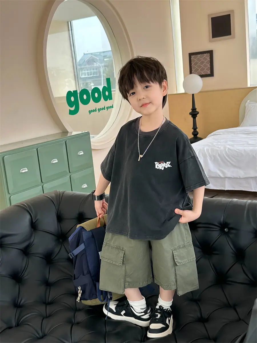 Kids Retro Short Sleeve T-Shirt Boys 2025 β feature 13