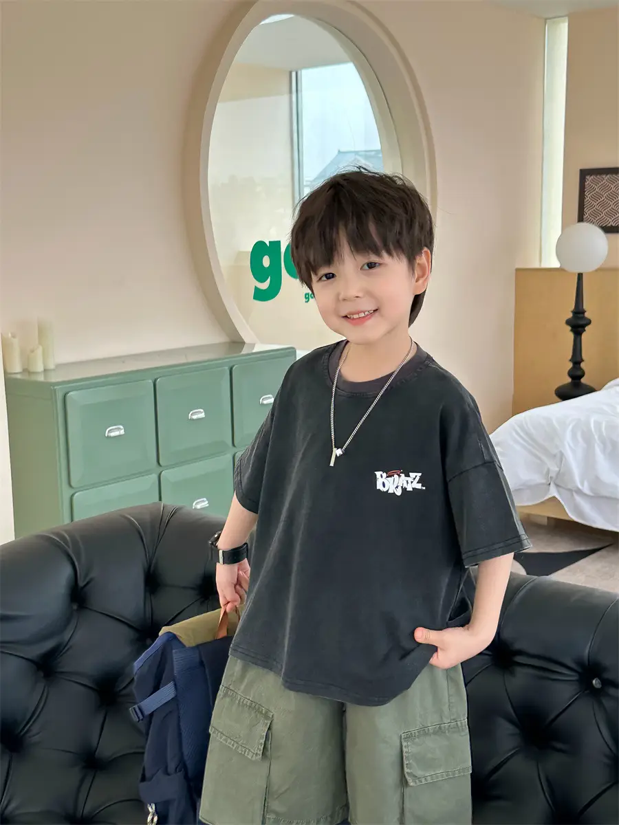 Kids Retro Short Sleeve T-Shirt Boys 2025 β feature 15