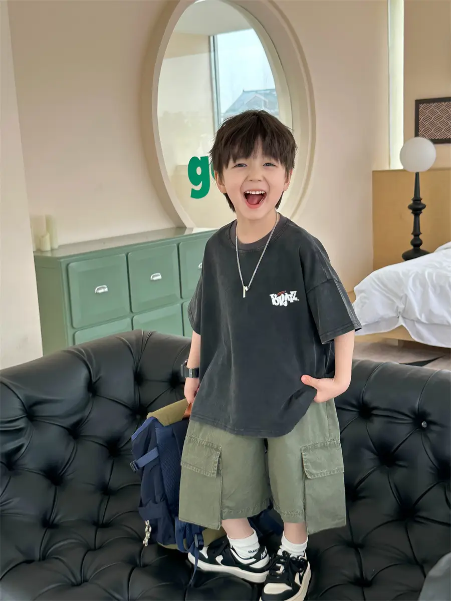 Kids Retro Short Sleeve T-Shirt Boys 2025 β feature 3