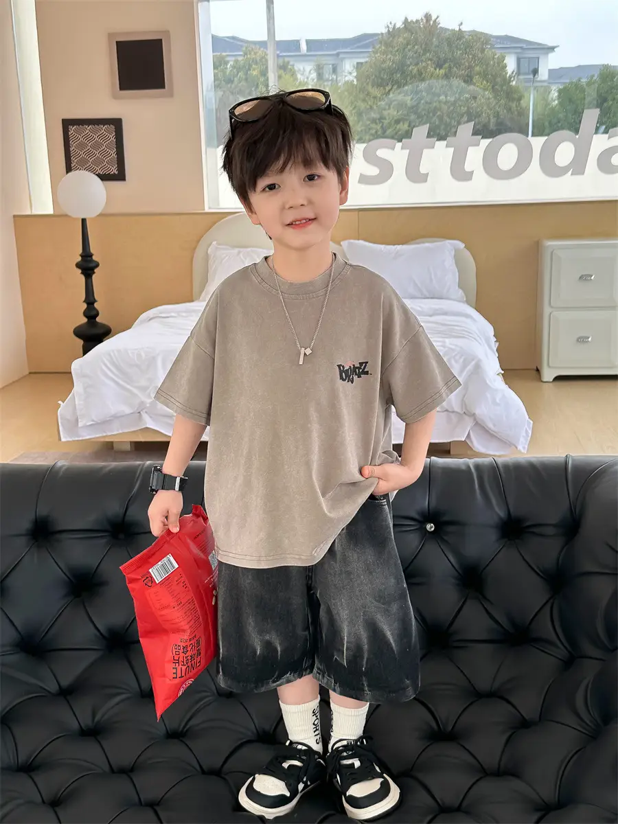 Kids Retro Short Sleeve T-Shirt Boys 2025 β feature 7