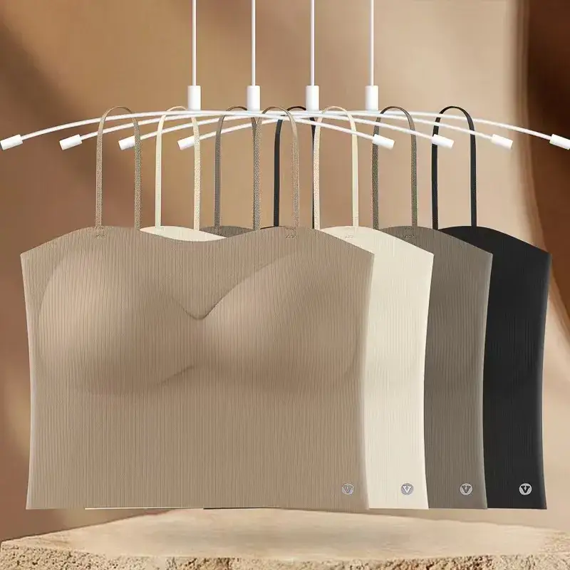 Slim Fitting Camisole with Built-In Bra Cups, Seamless Push-Up Underwear, Highly Elastic and Sexy — feature 15