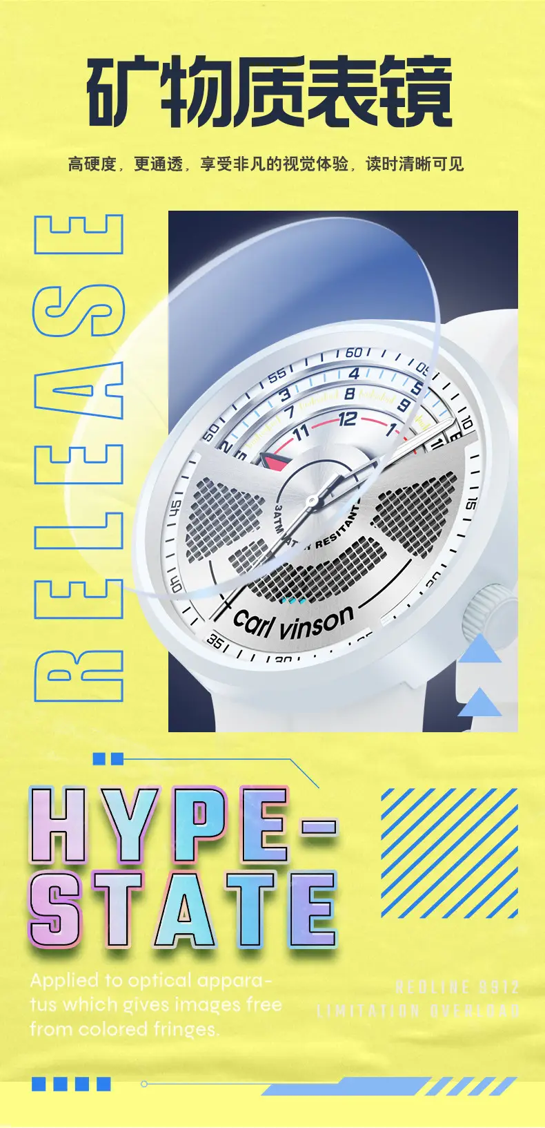 Men's Youth Quartz Watch Waterproof Black — feature 7