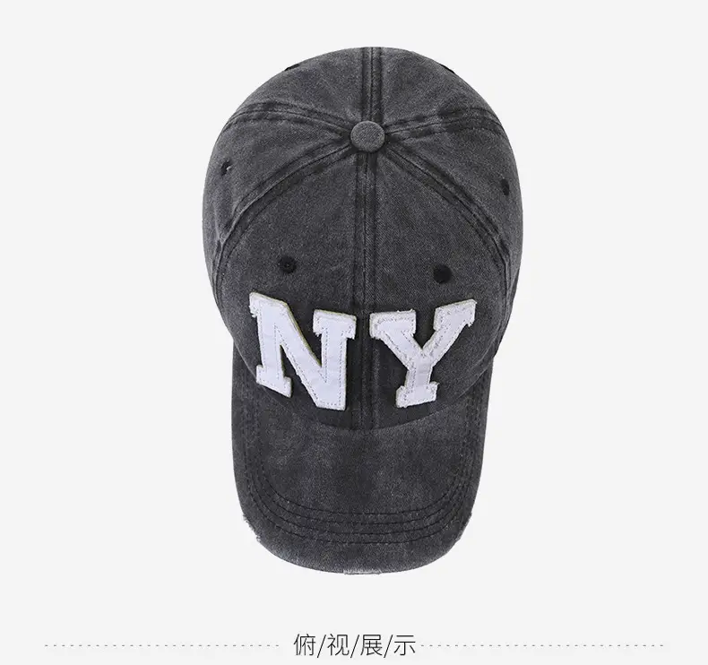 Men's Maroon Embroidered Cowboy Hat with NY Logo — feature 12