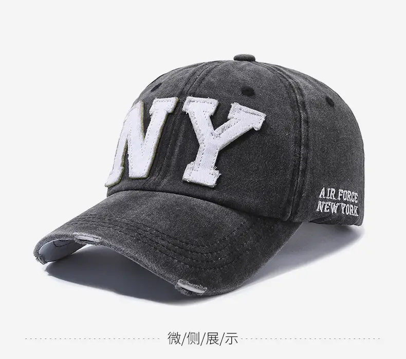 Men's Maroon Embroidered Cowboy Hat with NY Logo — feature 9