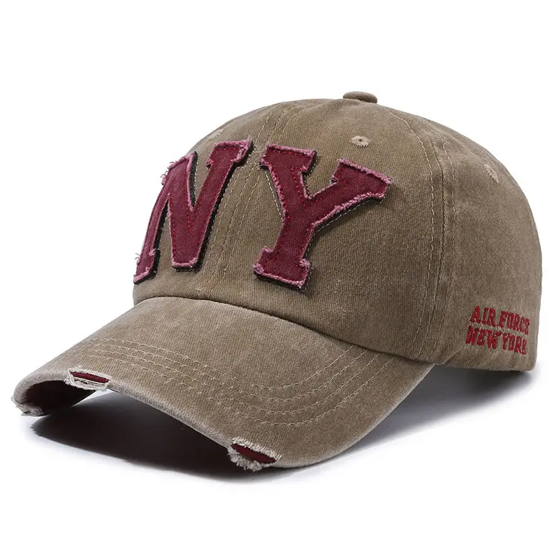 Men's Maroon Embroidered Cowboy Hat with NY Logo - Image 5