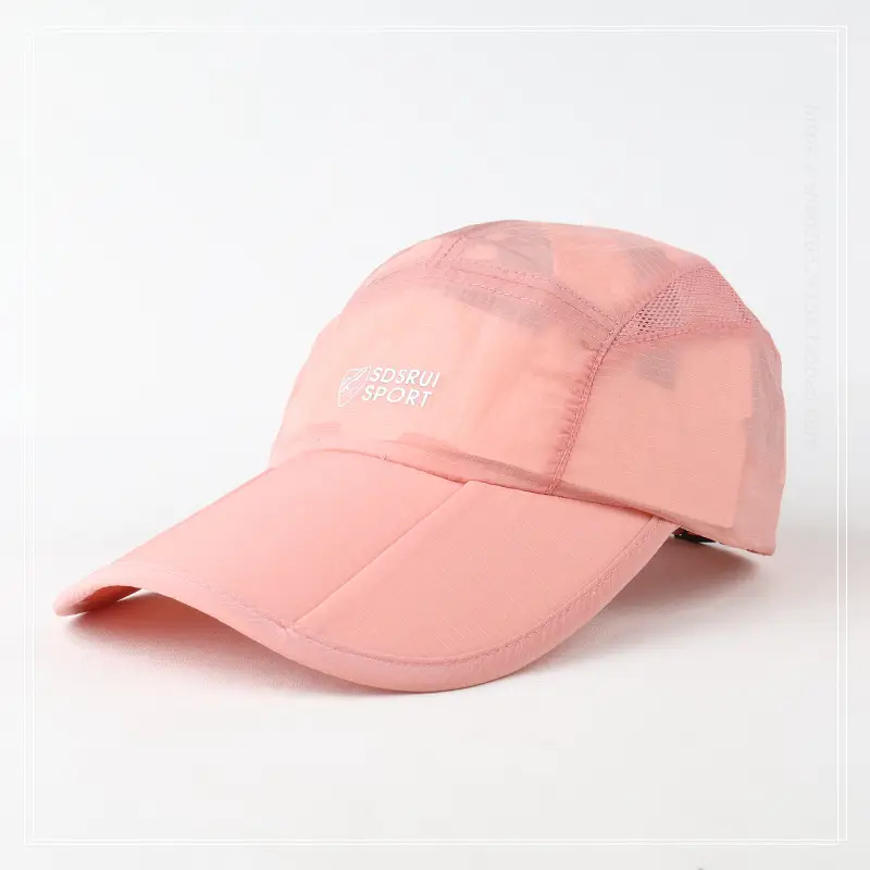 Pink Mesh Baseball Cap for Women Quick Dry — feature 1
