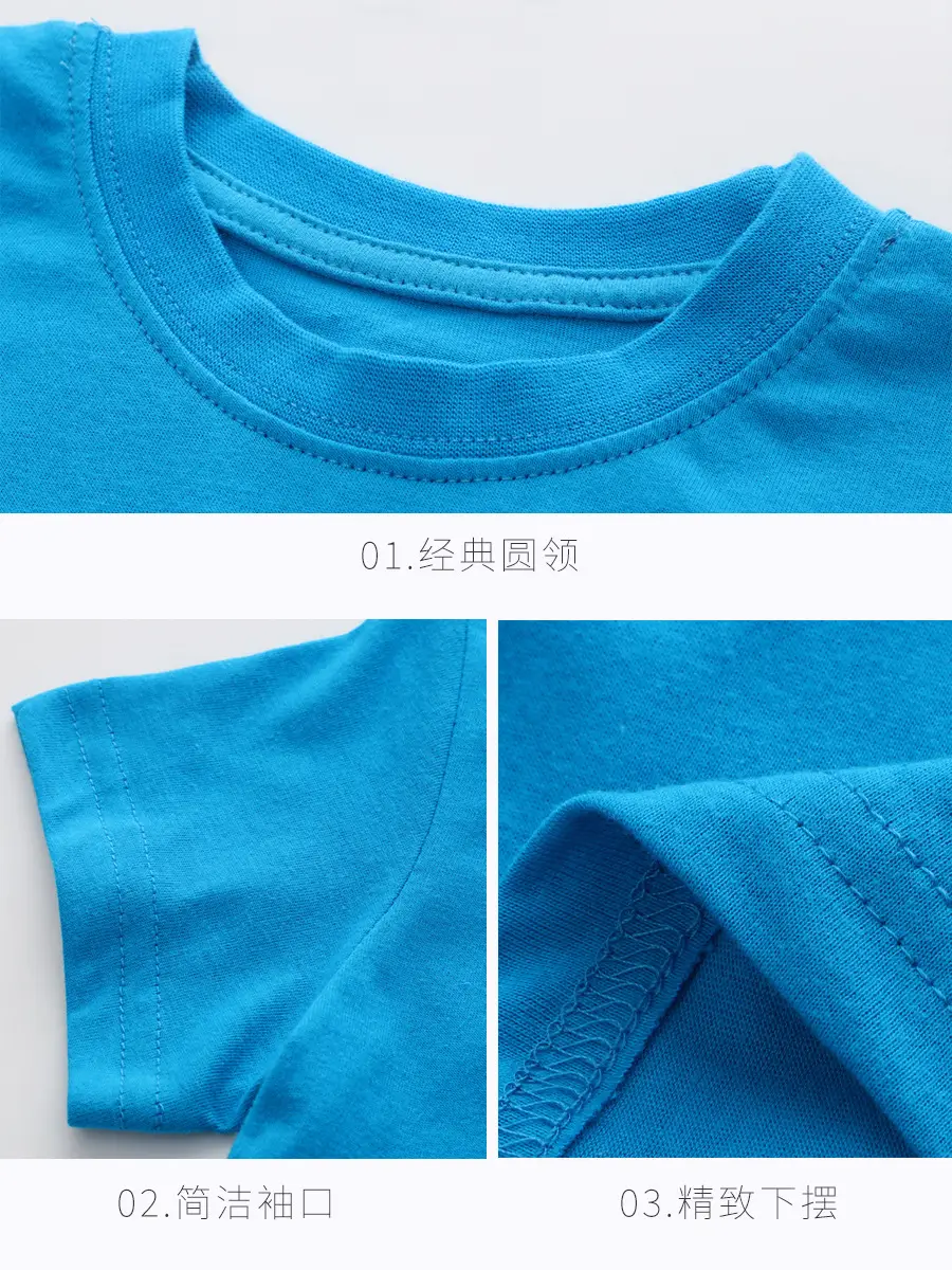 Kids Cartoon Printed T-Shirt Blue Boys Summer 2025 - Image 3