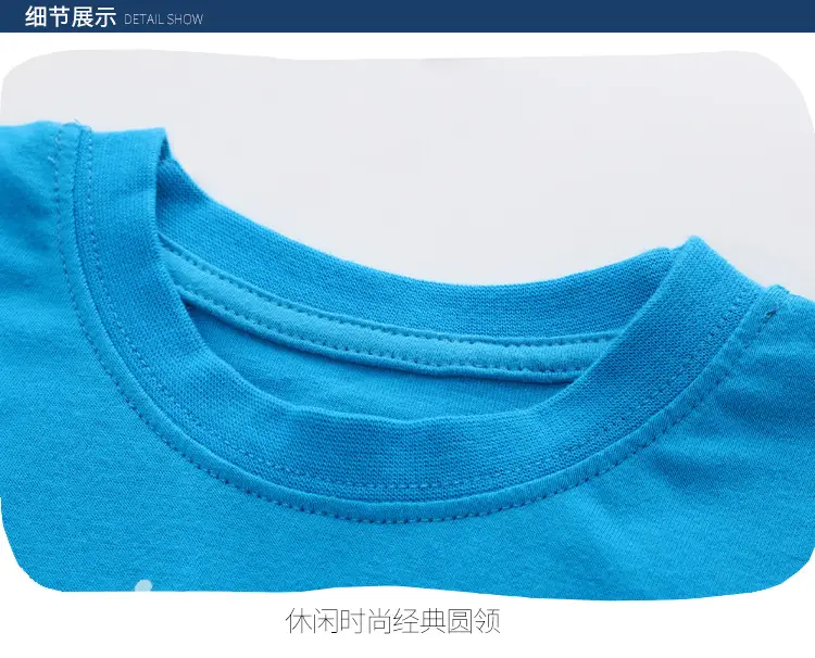 Kids Cartoon Printed T-Shirt Blue Boys Summer 2025 — feature 10