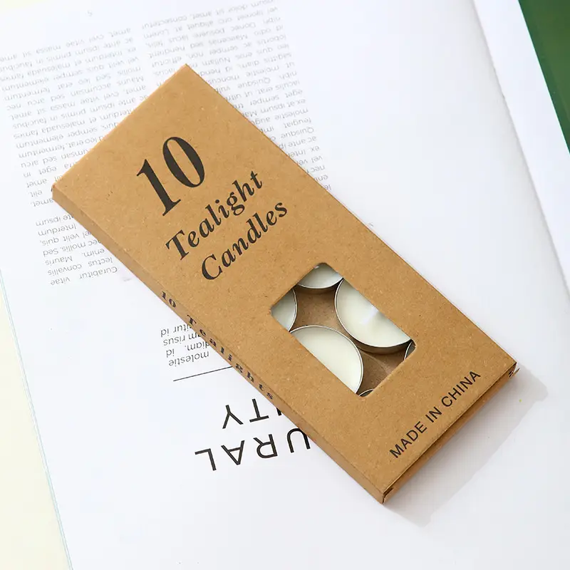 Valentine's Day 10 round candles restaurant teahouse tea wax romantic confession birthday set small candles wholesale