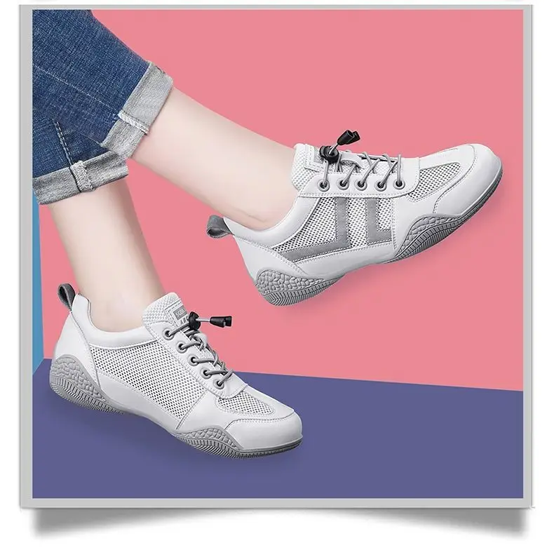 Women Mesh Casual Shoes White Summer 2024 — feature 9