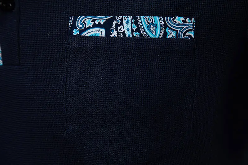 Black Short-Sleeved Polo Shirt for Men — feature 16