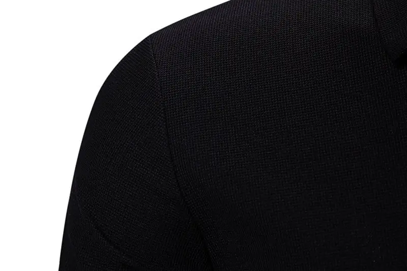 Black Short-Sleeved Polo Shirt for Men — feature 24