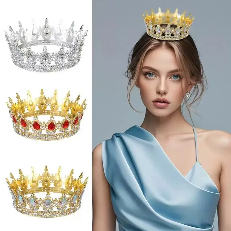 European Bridal Crown with Drop Diamond Set — feature 10