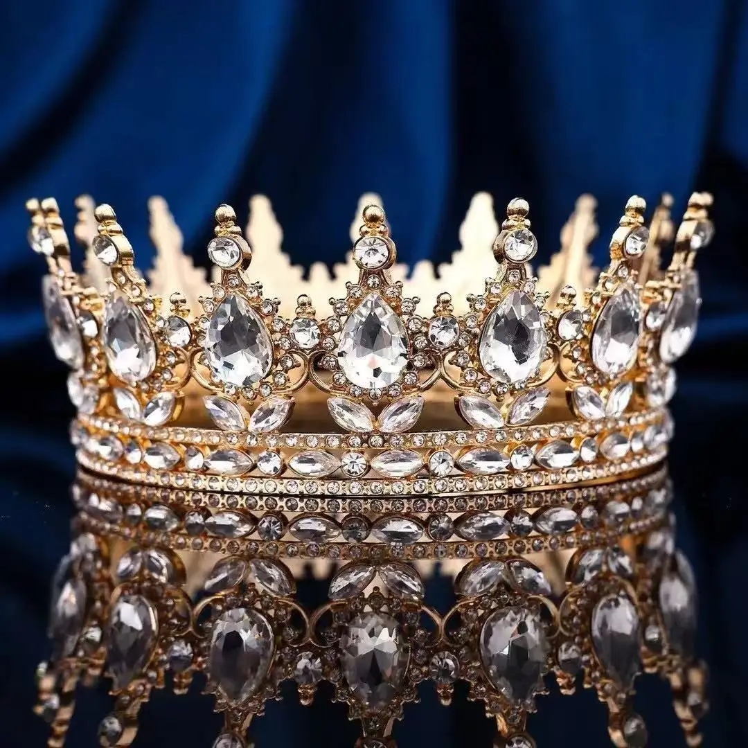 European Bridal Crown with Drop Diamond Set — feature 12