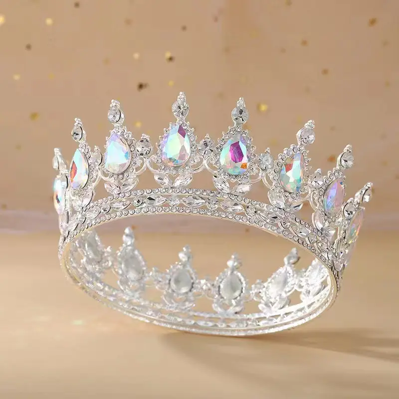 European Bridal Crown with Drop Diamond Set — feature 4