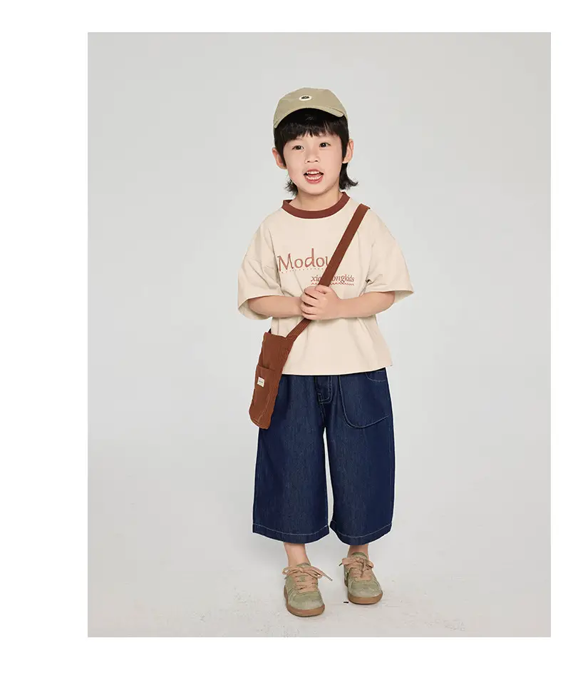 Boys T-Shirt Short Sleeve Cotton Summer Wear — feature 16
