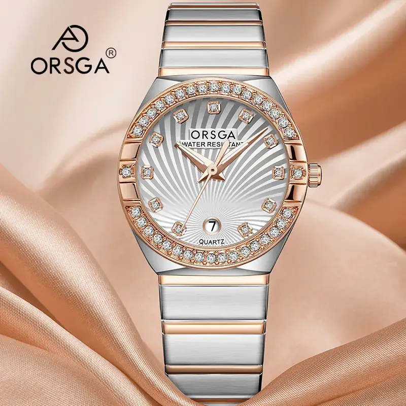 Ostraca Light Luxury Diamond Set Women's Watch - Image 3