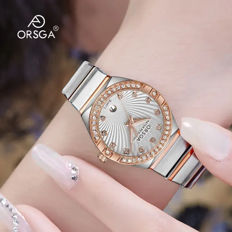 Ostraca Light Luxury Diamond Set Women's Watch - Image 5