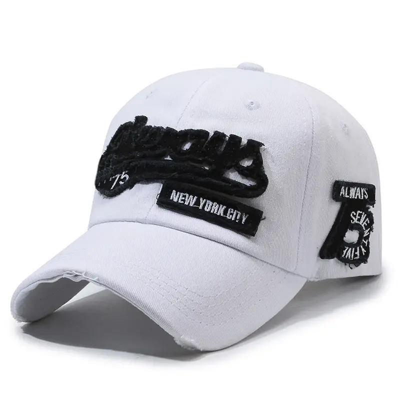 Explosions Men White Embroidered Cap - Image 2