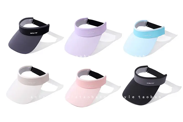 Women's Pink UV Visor Cap with Face Mask — feature 8