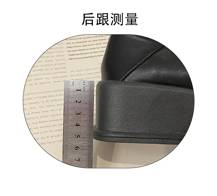 British Style Thick-Soled Loafers Wholesale Spring New Retro Square Toe Thick-Heeled Small Leather Shoes for Women — feature 3