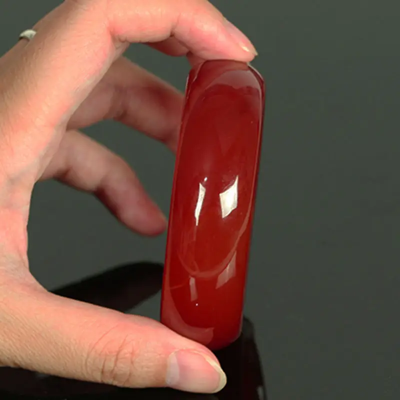 Red Agate Women's 15mm Bracelet National Style Gift