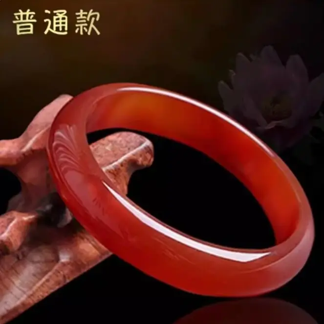 Red Agate Women's 15mm Bracelet National Style Gift
