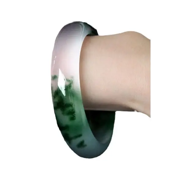 New Generation Floating Flower Jade Bracelet Green Quartz - Image 6