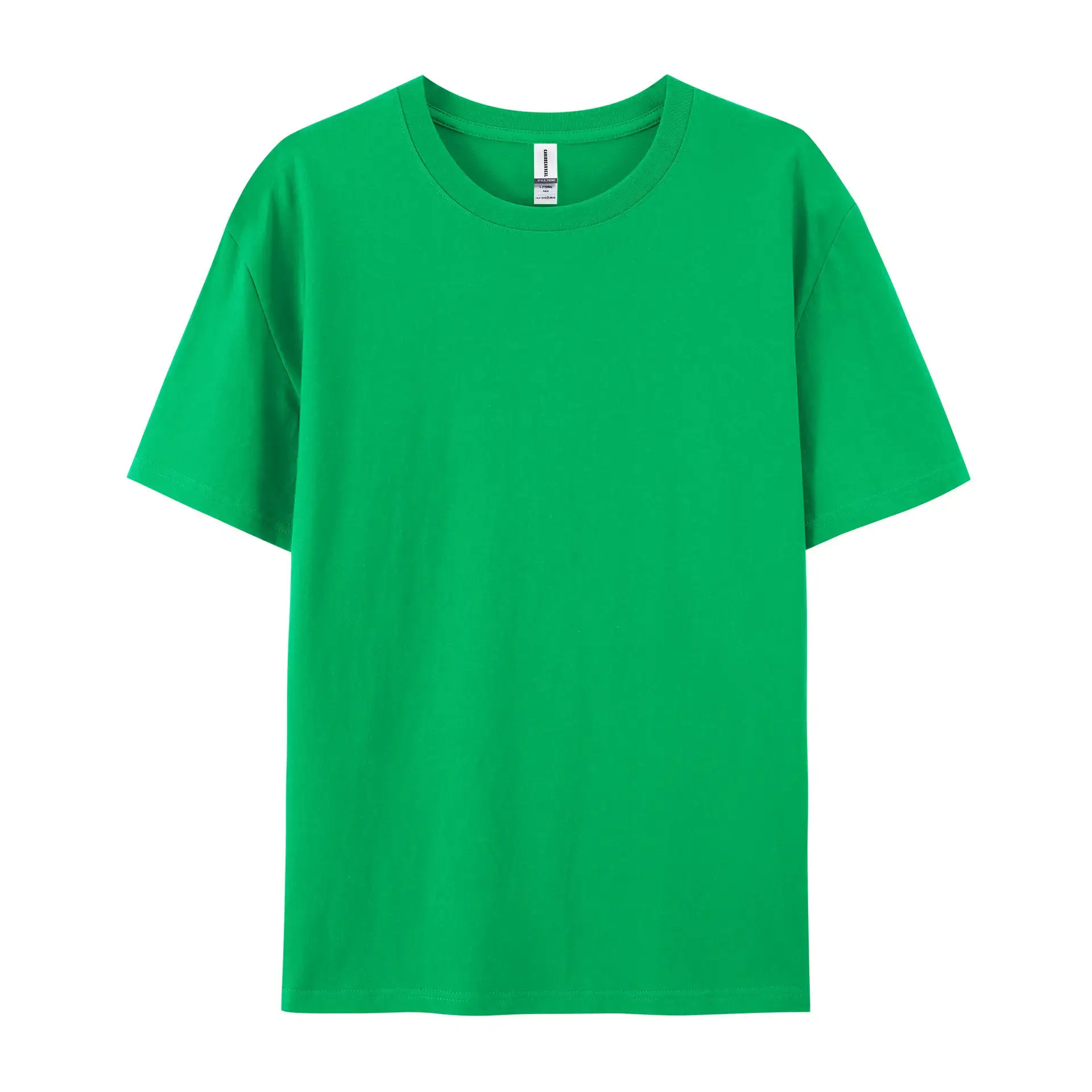 Light Blue Pure Cotton T-Shirt for Men Women European Size - Image 17