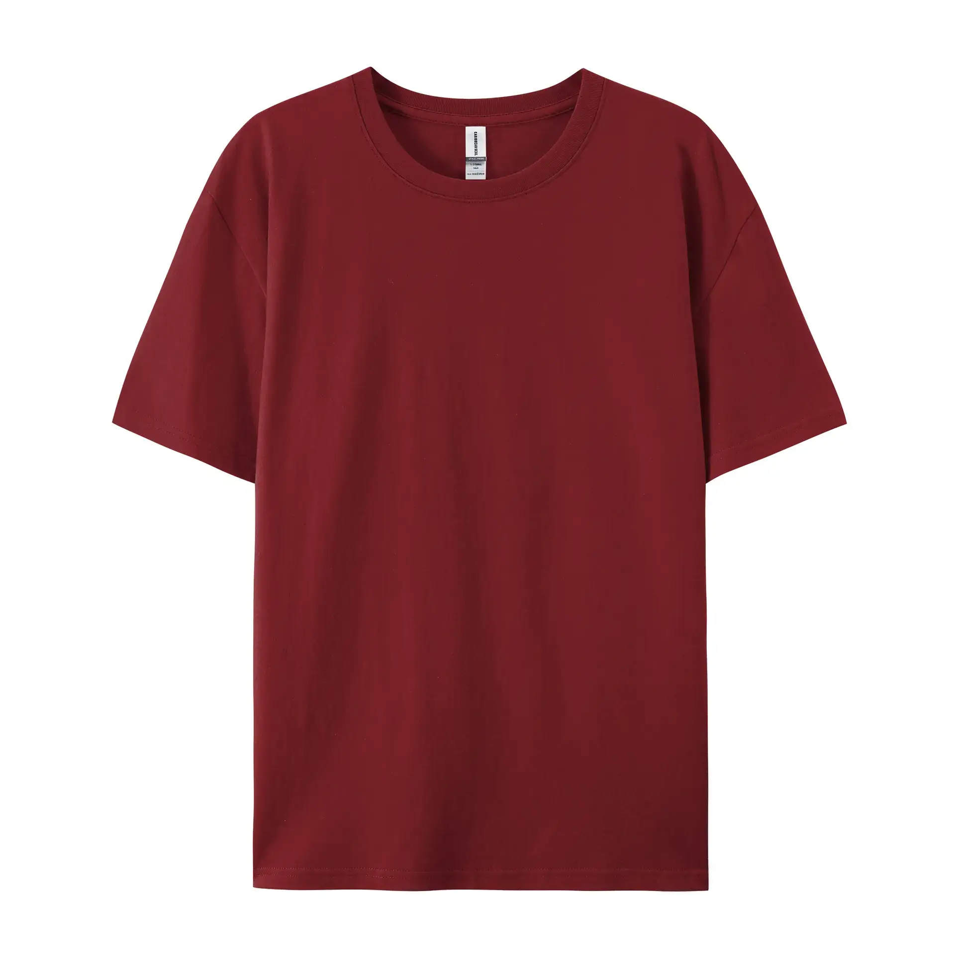 Light Blue Pure Cotton T-Shirt for Men Women European Size - Image 22