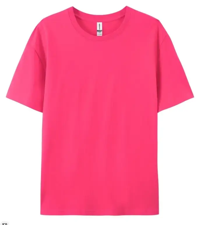 Light Blue Pure Cotton T-Shirt for Men Women European Size - Image 25