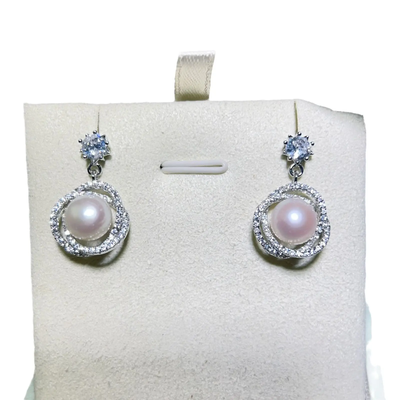 18K Gold Pearl Earrings Set for Women - Image 7