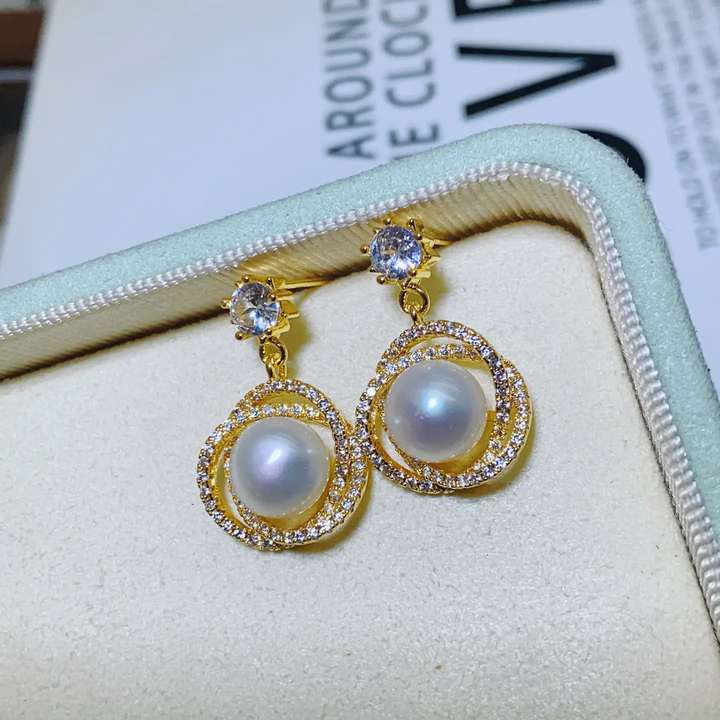 18K Gold Pearl Earrings Set for Women — feature 7