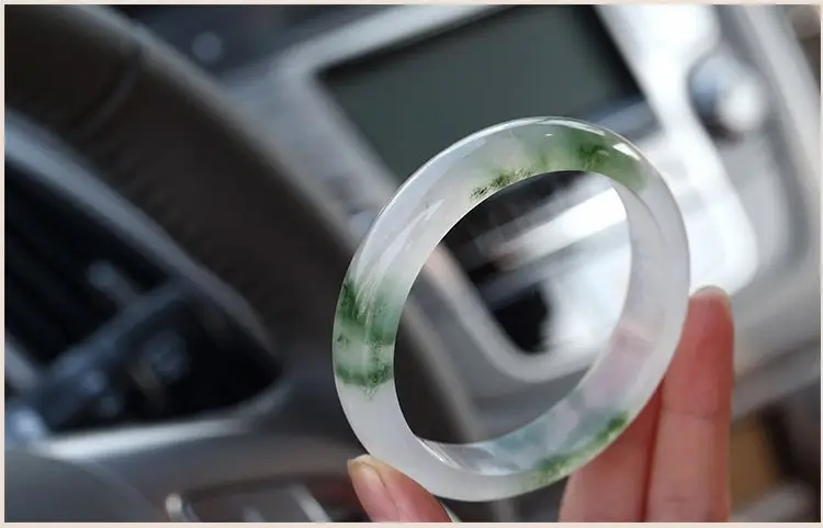 Floating Green Jade Bracelet for Women Men — feature 6