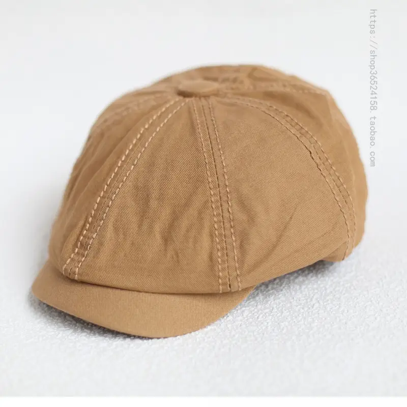 Japanese Style Women's Beanie Cap Tan Spring Summer - Image 12