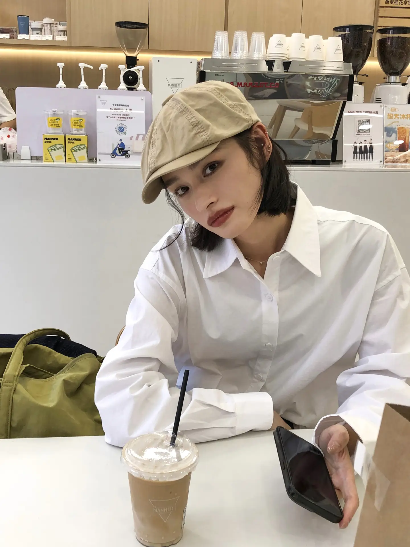 Japanese Style Women's Beanie Cap Tan Spring Summer — feature 14