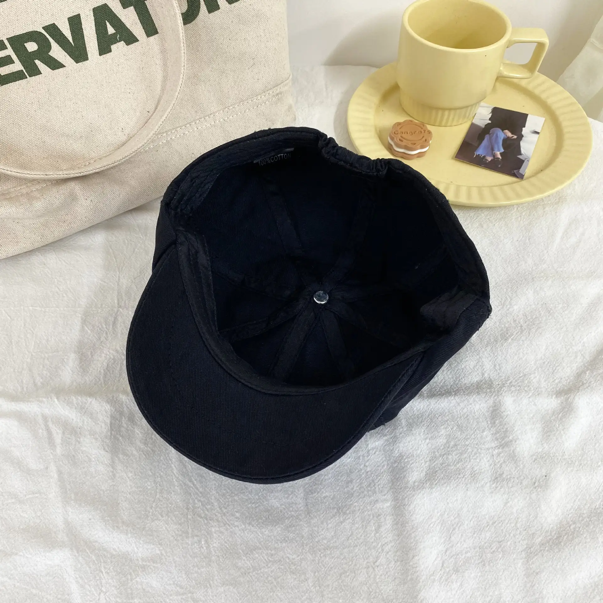 Japanese Style Women's Beanie Cap Tan Spring Summer — feature 28