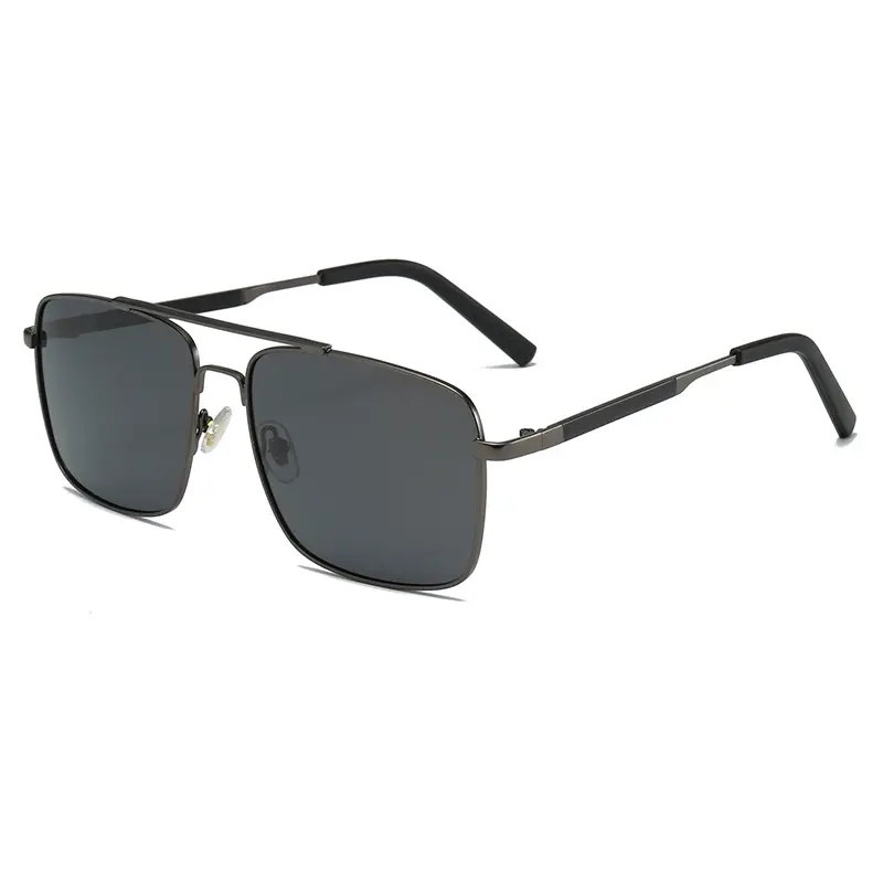 Men Polarized UV400 Sunglasses Gold Black - Image 4