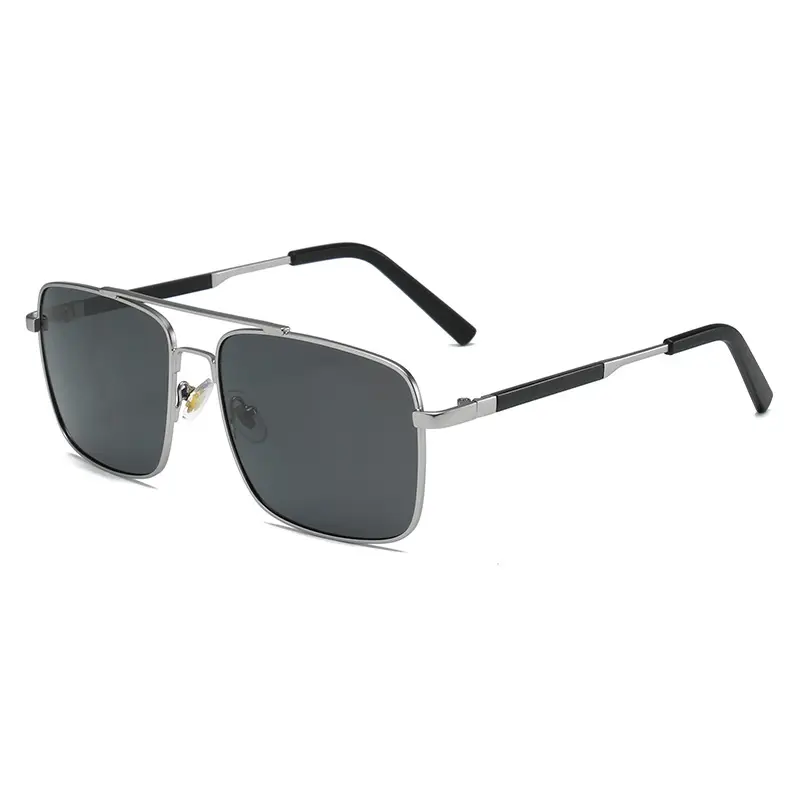 Men Polarized UV400 Sunglasses Gold Black - Image 5
