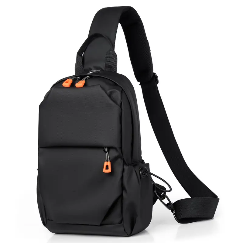 Men's Black Crossbody Shoulder Bag Small Fashionable - Image 5