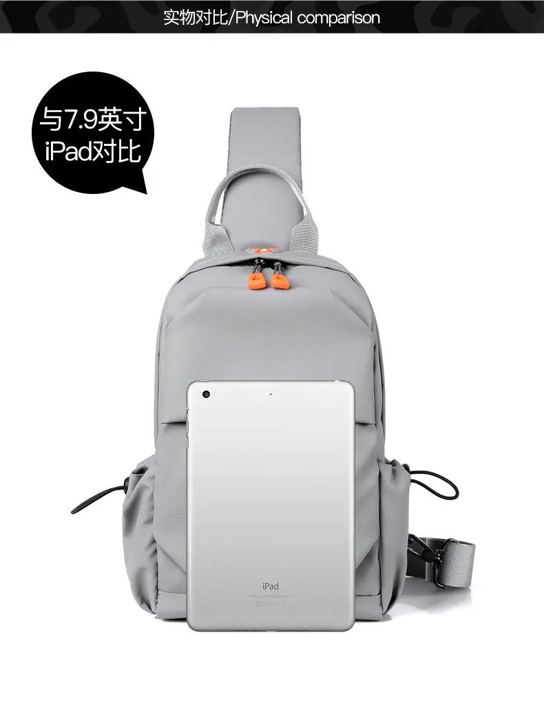 Men's Black Crossbody Shoulder Bag Small Fashionable — feature 14