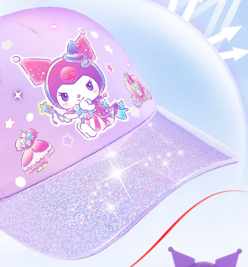 Children's Purple Hats with Cute Design — feature 8
