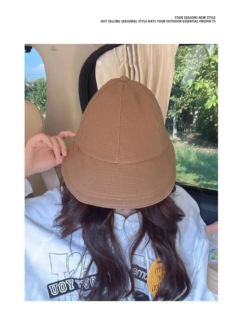 Women's Beige Fisherman Hat for Summer Outdoor Use — feature 7